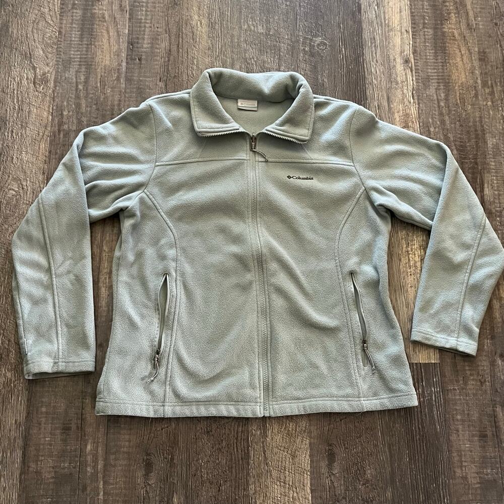 Columbia Fleece Falls II Interchange Jacket Women’s XL Sage Green